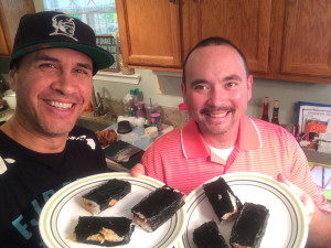 Uncle Tanner and Blake spend their Wednesdays building community over Spam Musubi's